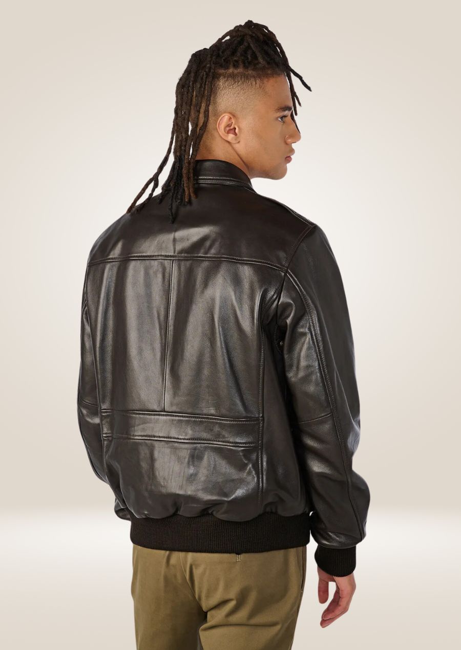 Discounted men’s leather jackets available in various classic styles