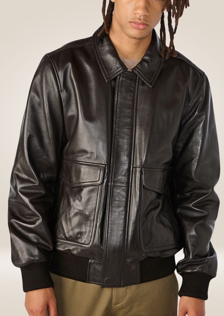 Genuine leather jackets for men on seasonal sale offer