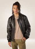 Men’s leather jacket sale with stylish biker and bomber designs