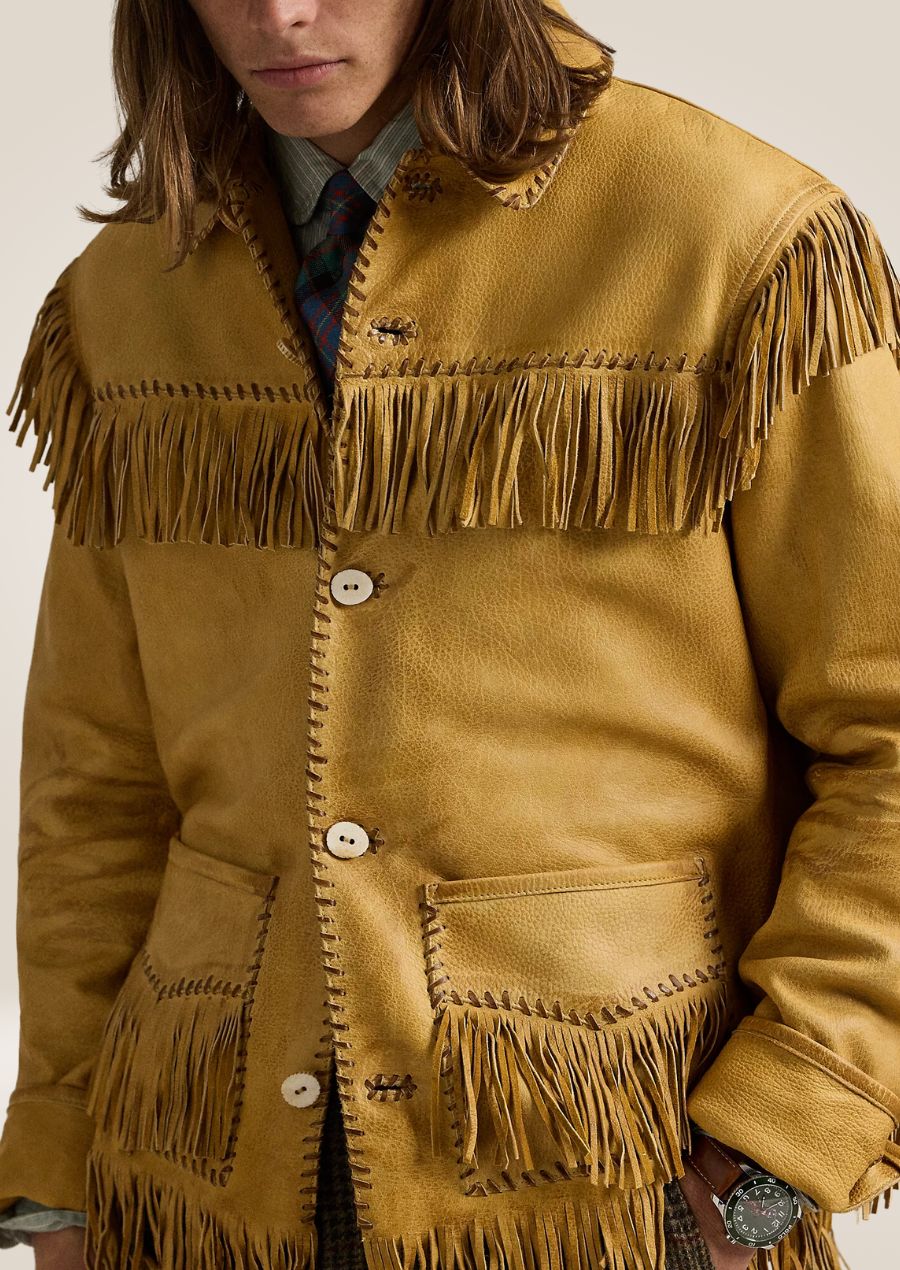 Men's Fringe Leather Jacket - Iconic Western Style