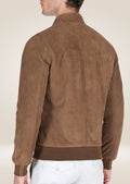 Premium men’s leather jacket made from soft goat hide